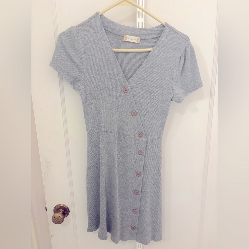 Gray Comfy Dress